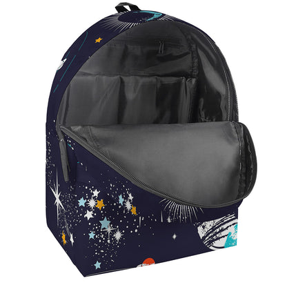 Universe Galaxy Outer Space Print Backpack