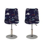 Universe Galaxy Outer Space Print Bar Stool Covers