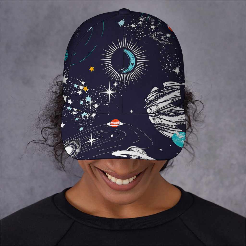 Universe Galaxy Outer Space Print Baseball Cap
