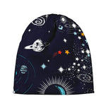 Universe Galaxy Outer Space Print Beanie