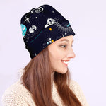 Universe Galaxy Outer Space Print Beanie