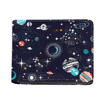 Universe Galaxy Outer Space Print Bifold Wallet