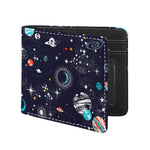 Universe Galaxy Outer Space Print Bifold Wallet