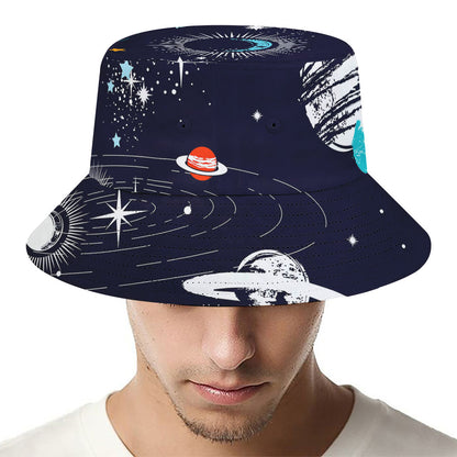 Universe Galaxy Outer Space Print Bucket Hat