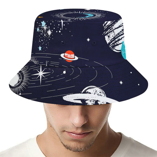 Universe Galaxy Outer Space Print Bucket Hat