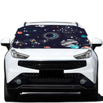 Universe Galaxy Outer Space Print Car Windshield Snow Cover