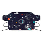 Universe Galaxy Outer Space Print Car Windshield Snow Cover
