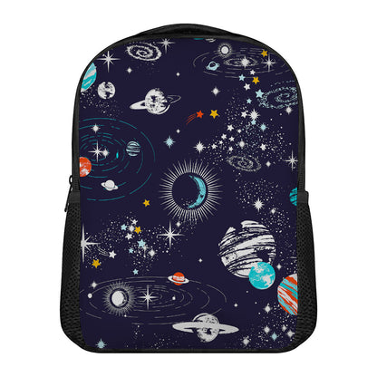 Universe Galaxy Outer Space Print Casual Backpack