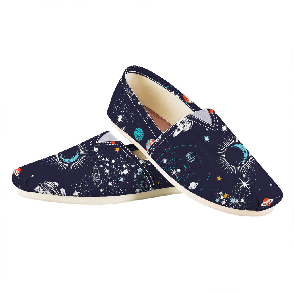 Universe Galaxy Outer Space Print Casual Shoes