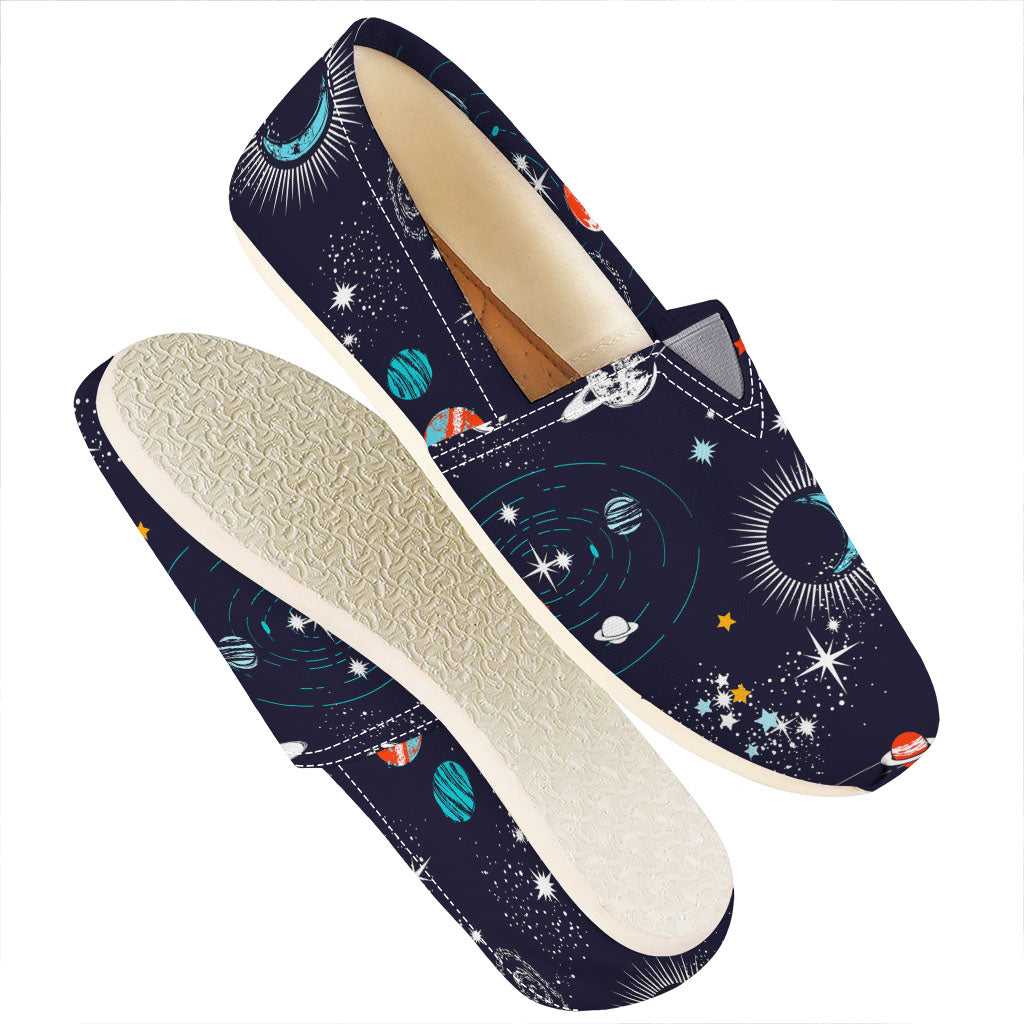 Universe Galaxy Outer Space Print Casual Shoes