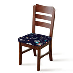 Universe Galaxy Outer Space Print Chair Cushion Cover