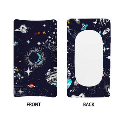 Universe Galaxy Outer Space Print Changing Pad Cover