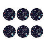 Universe Galaxy Outer Space Print Coaster Set