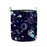 Universe Galaxy Outer Space Print Collapsible Laundry Basket