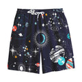 Universe Galaxy Outer Space Print Cotton Shorts