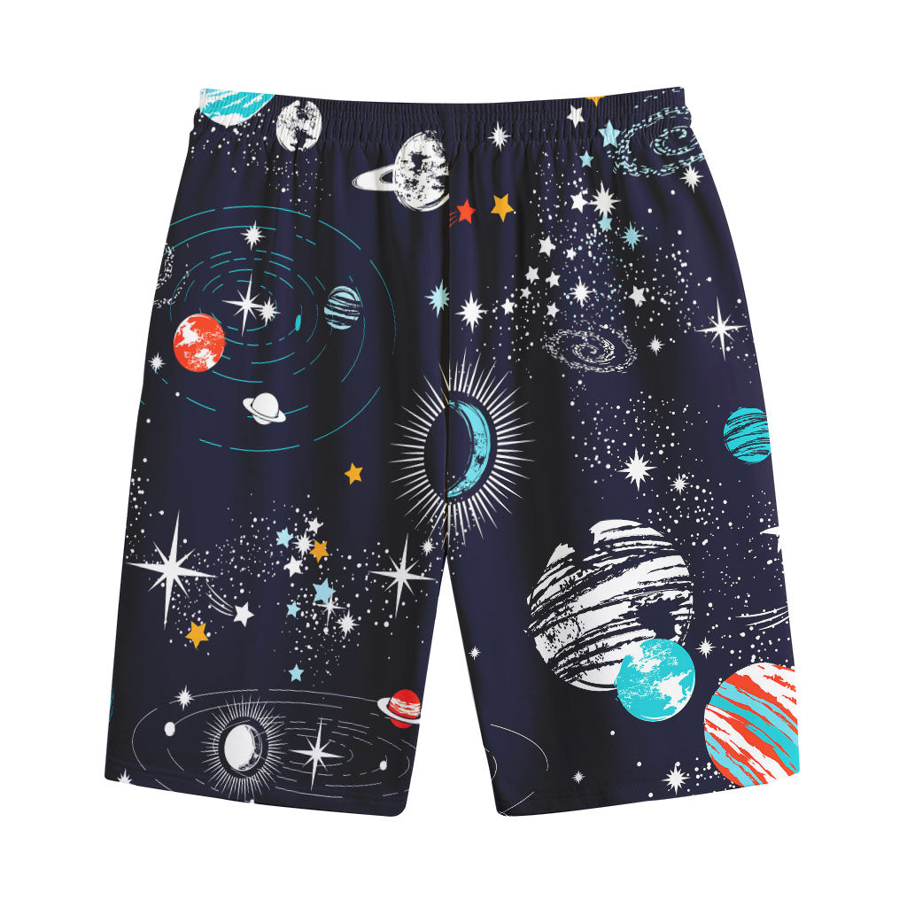Universe Galaxy Outer Space Print Cotton Shorts