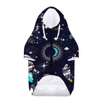 Universe Galaxy Outer Space Print Dog Zip Up Hoodie