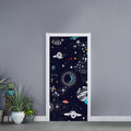 Universe Galaxy Outer Space Print Door Sticker