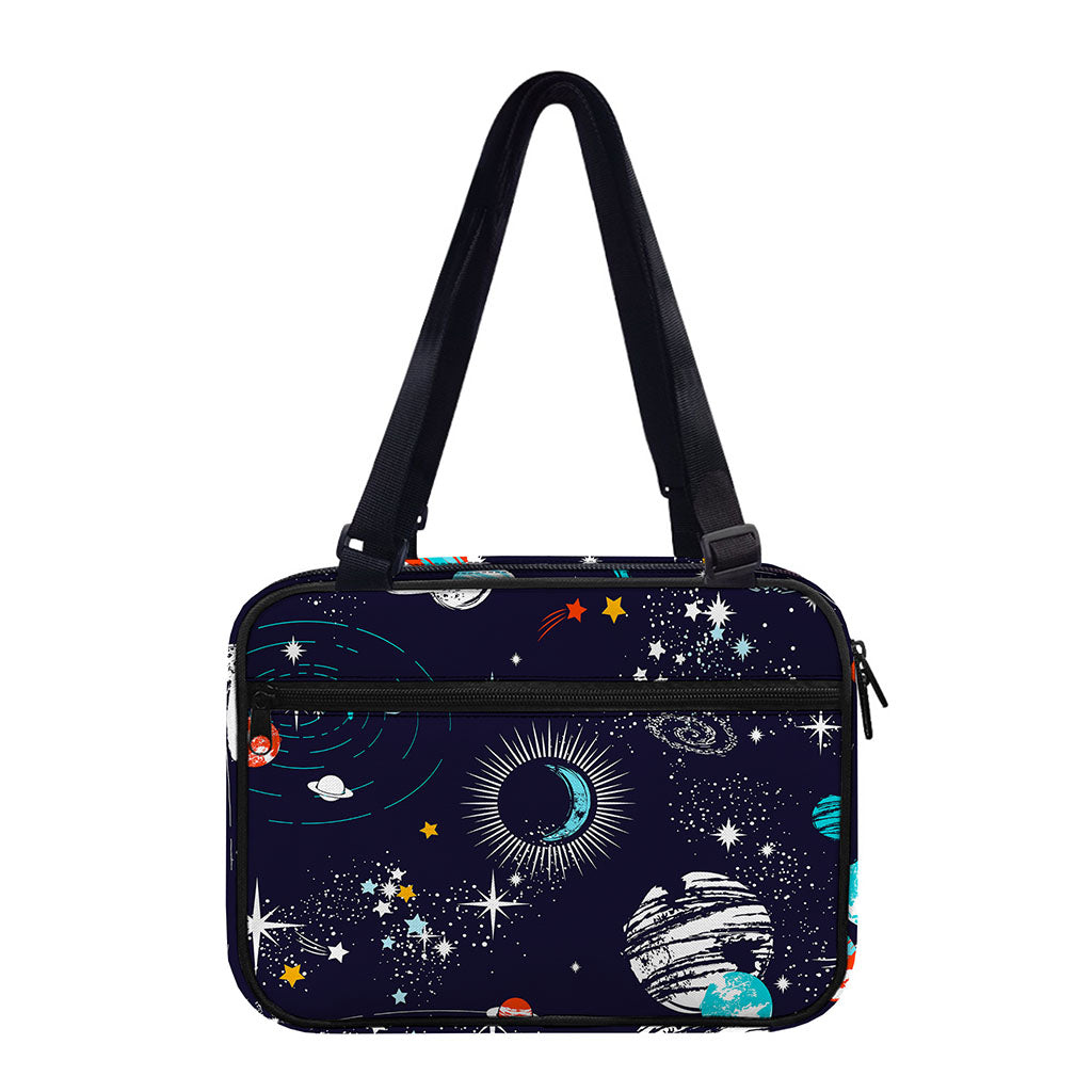 Universe Galaxy Outer Space Print Double Strap Bible Bag