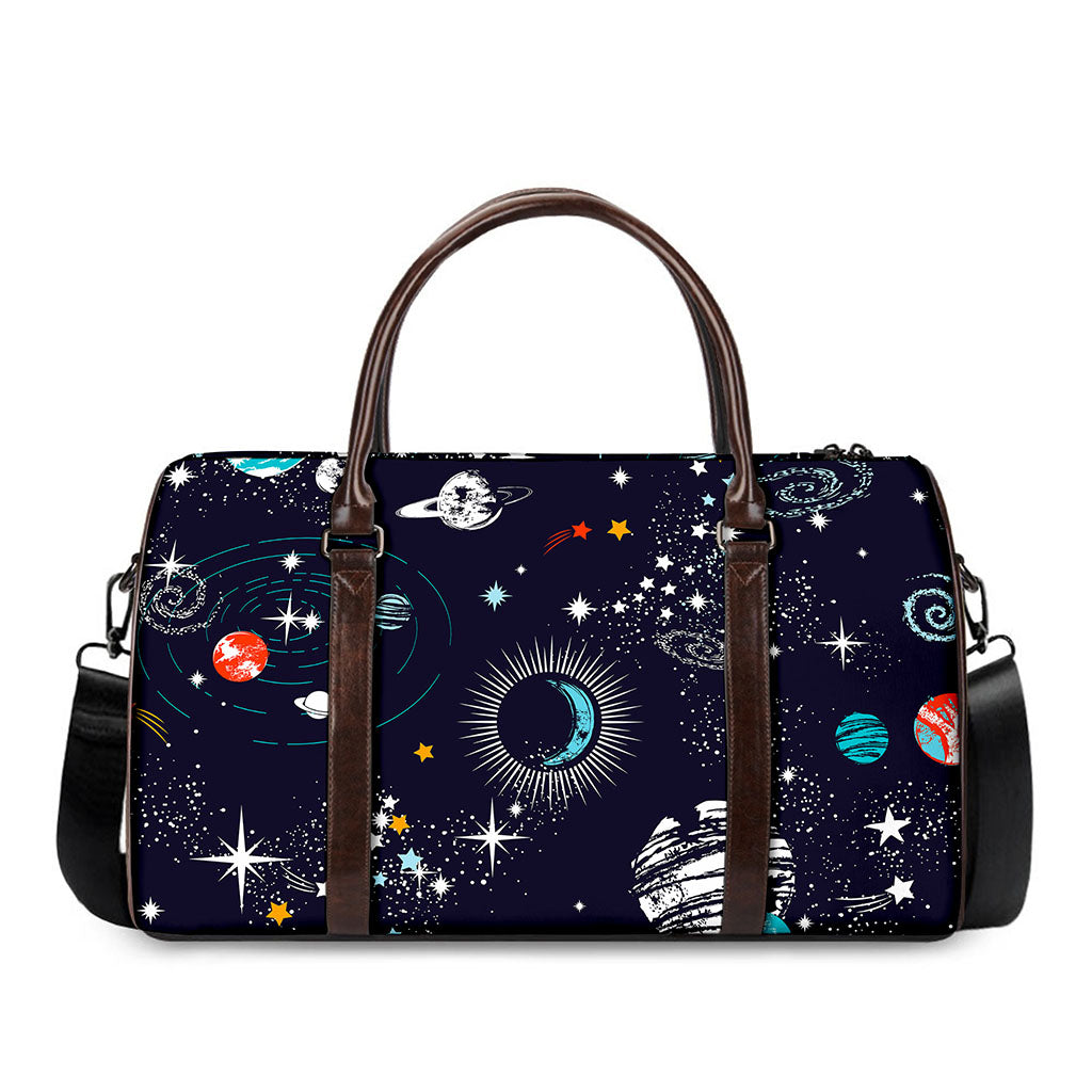 Universe Galaxy Outer Space Print Duffle Bag