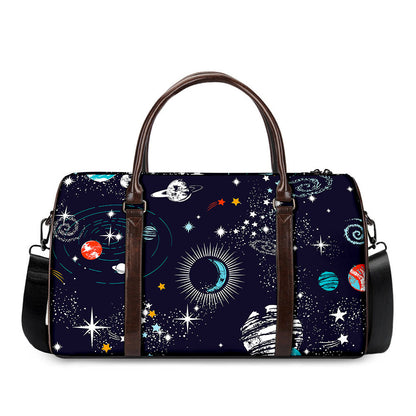 Universe Galaxy Outer Space Print Duffle Bag