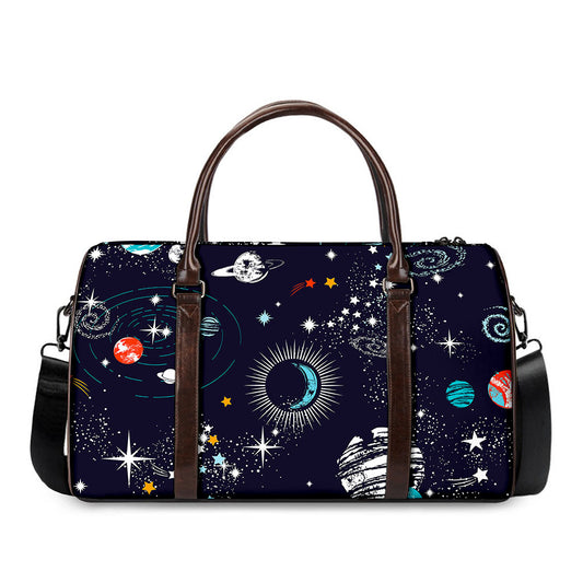Universe Galaxy Outer Space Print Duffle Bag