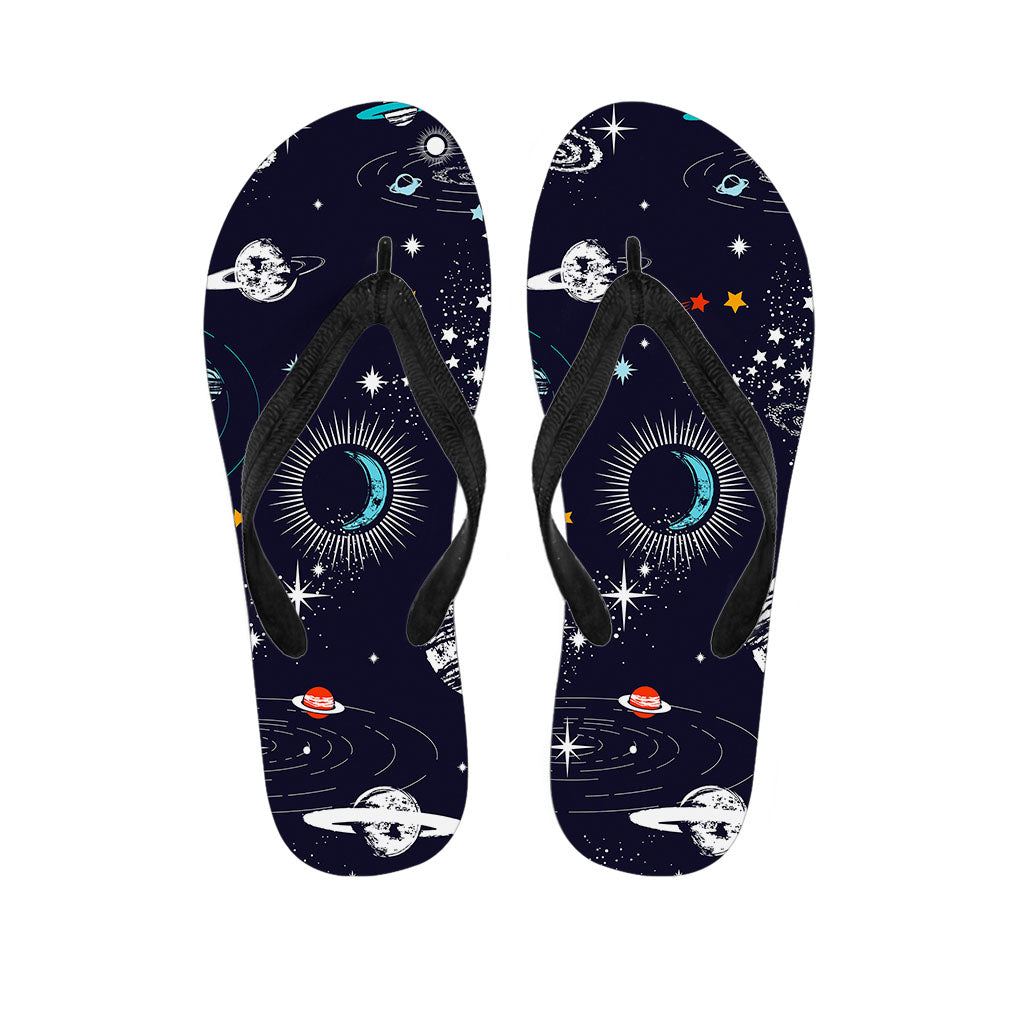 Universe Galaxy Outer Space Print Flip Flops