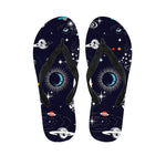 Universe Galaxy Outer Space Print Flip Flops