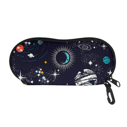 Universe Galaxy Outer Space Print Glasses Case