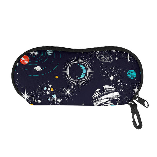 Universe Galaxy Outer Space Print Glasses Case