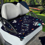 Universe Galaxy Outer Space Print Golf Cart Seat Cover