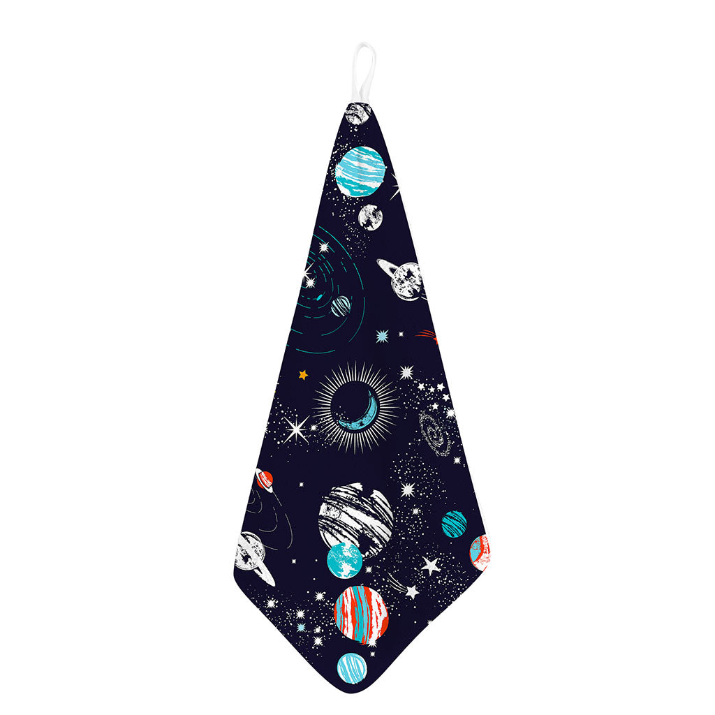 Universe Galaxy Outer Space Print Hand Towel