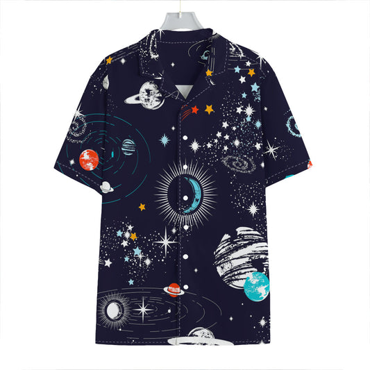 Universe Galaxy Outer Space Print Hawaiian Shirt