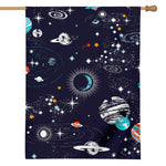 Universe Galaxy Outer Space Print House Flag
