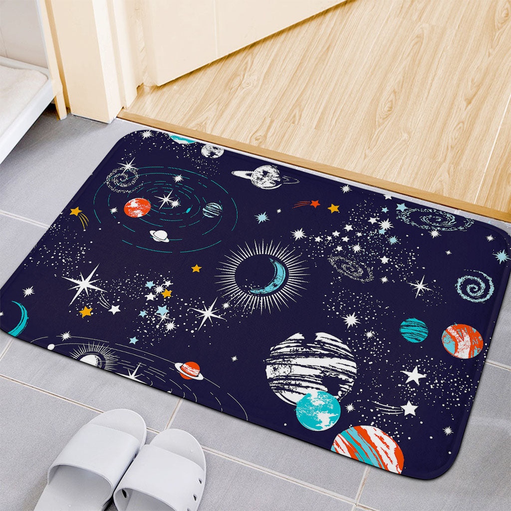 Universe Galaxy Outer Space Print Indoor Door Mat
