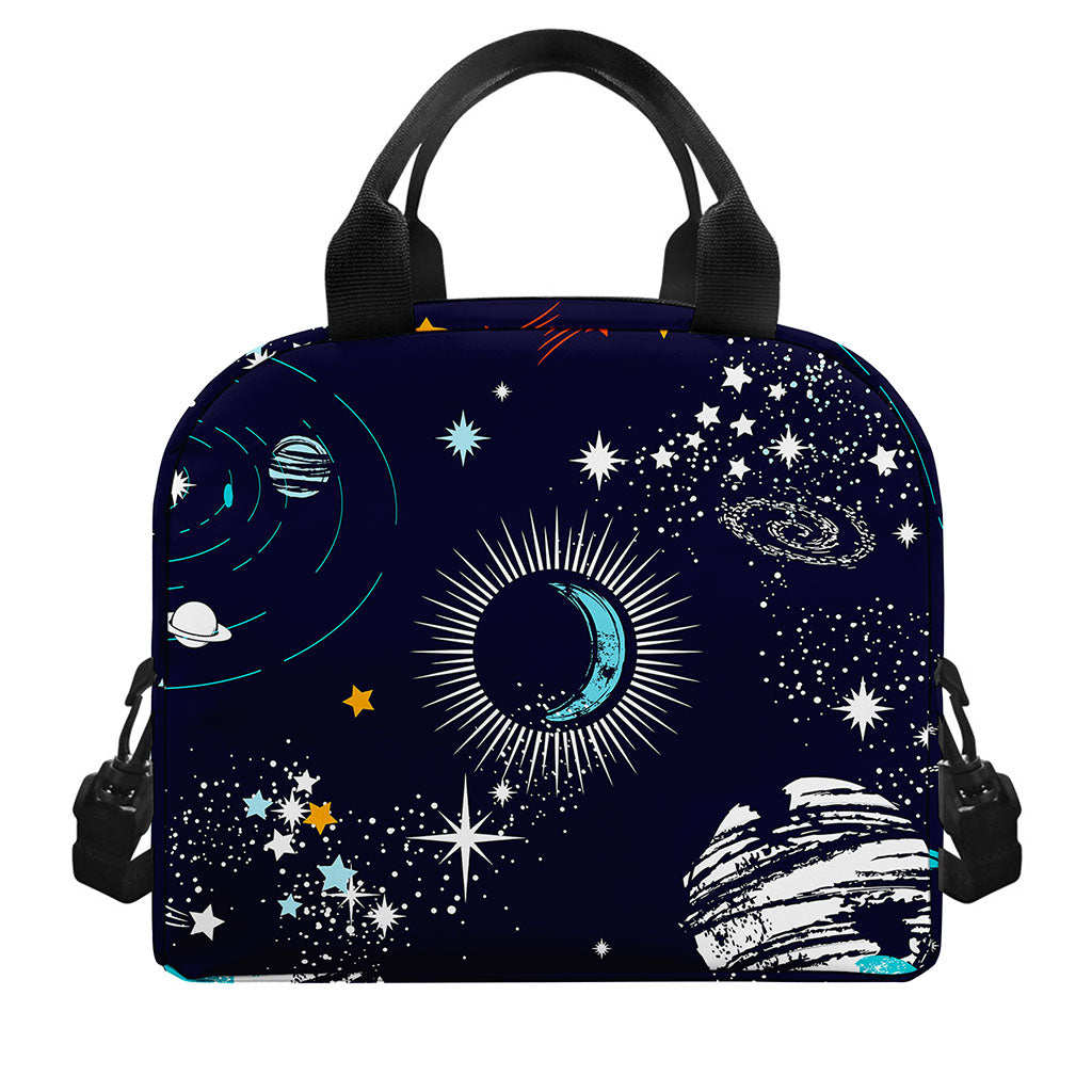 Universe Galaxy Outer Space Print Insulated Lunch Bag
