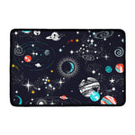 Universe Galaxy Outer Space Print Kitchen Mat
