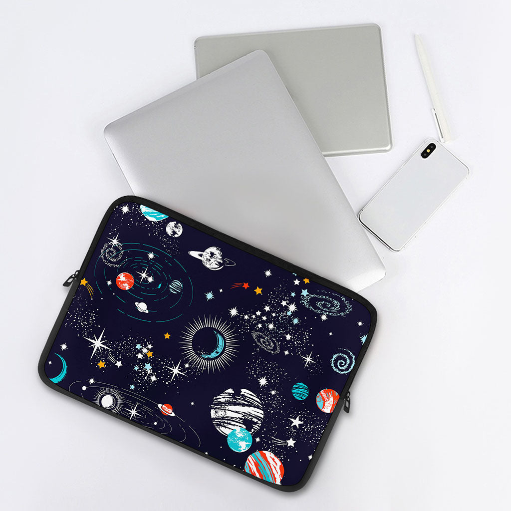 Universe Galaxy Outer Space Print Laptop Sleeve