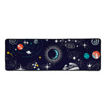 Universe Galaxy Outer Space Print Long Kitchen Mat