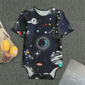 Universe Galaxy Outer Space Print Men's Bodysuit