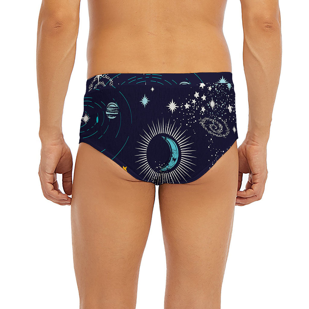 Universe Galaxy Outer Space Print Men's Briefs