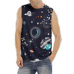Universe Galaxy Outer Space Print Men's Fitness Tank Top