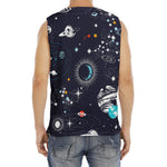 Universe Galaxy Outer Space Print Men's Fitness Tank Top