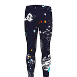 Universe Galaxy Outer Space Print Men's leggings