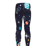 Universe Galaxy Outer Space Print Men's leggings