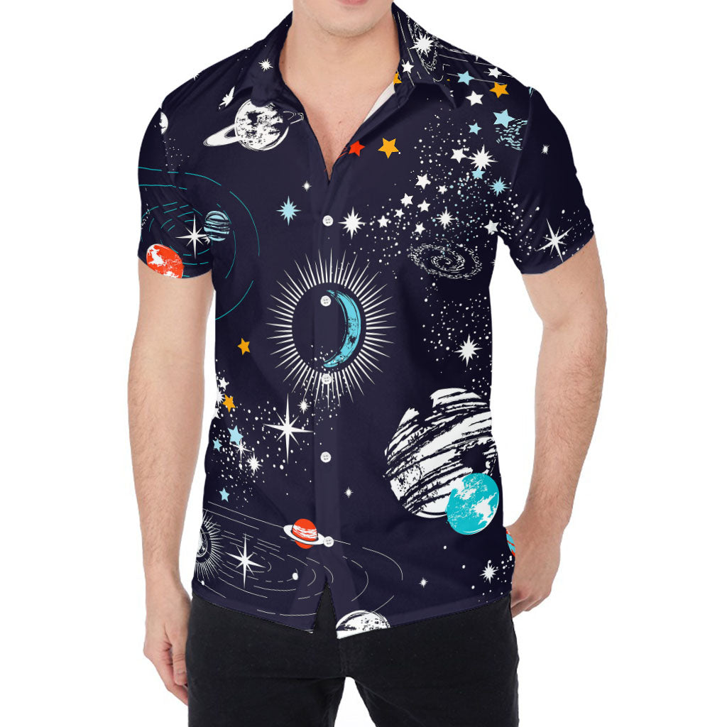 Universe Galaxy Outer Space Print Men's Shirt