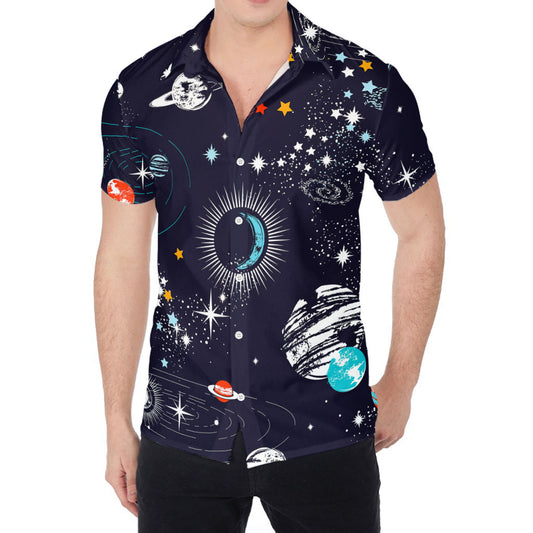 Universe Galaxy Outer Space Print Men's Shirt