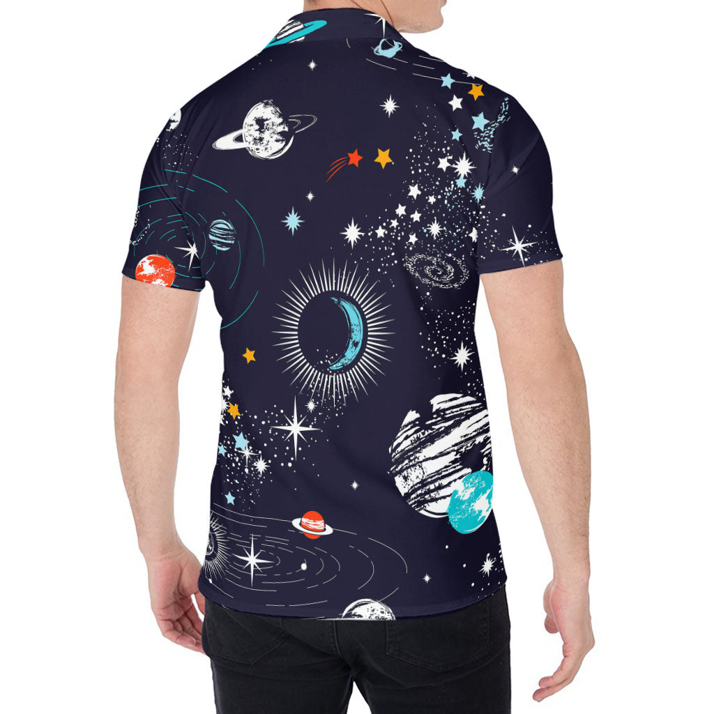 Universe Galaxy Outer Space Print Men's Shirt