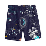 Universe Galaxy Outer Space Print Men's Sports Shorts