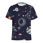 Universe Galaxy Outer Space Print Men's Sports T-Shirt